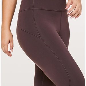 Lululemon in movement! Black satin color. Size 2.